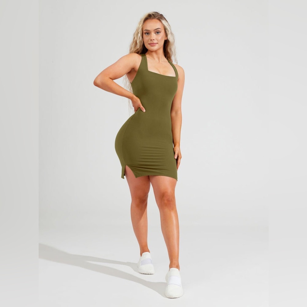 NWT Buffbunny Revolution Dress - Grounded Dark Olive
